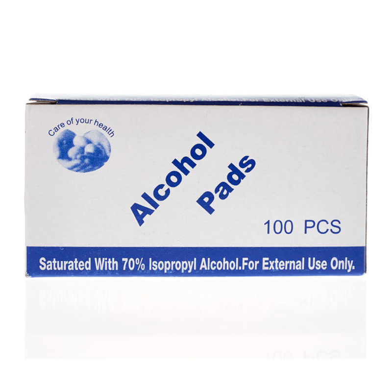 Murang Presyo Sterile Alkohol Prep Pads 100 Pack Kills 99.9% ng mga mikrobyo