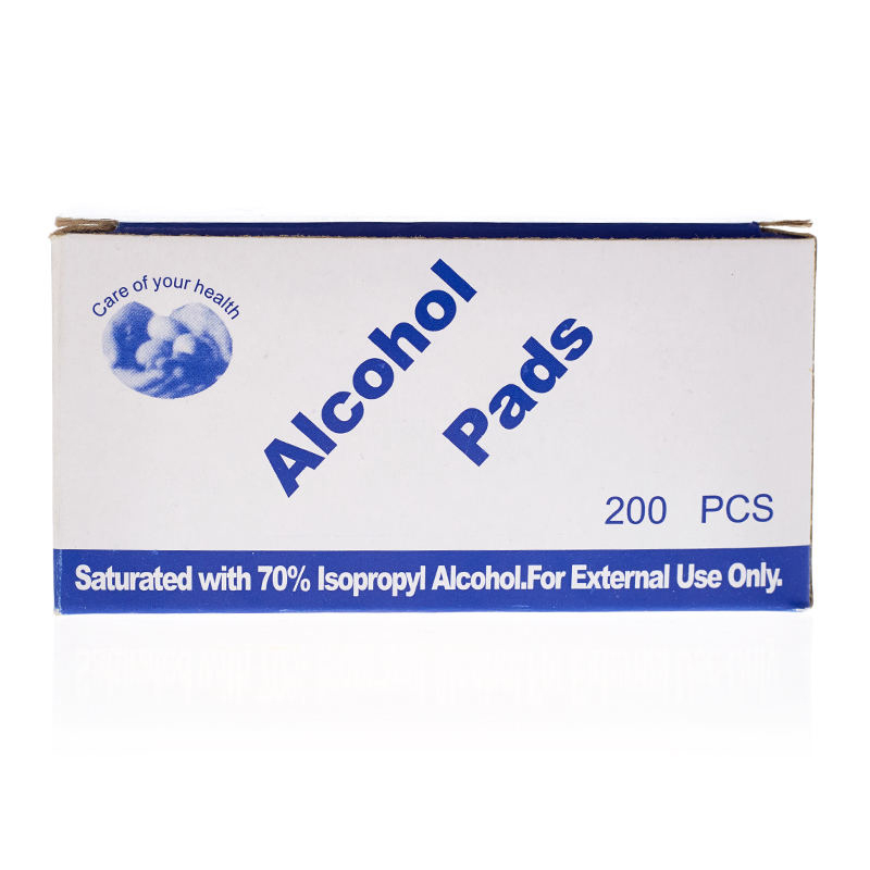 Disposable Medical 70% isopropyl alkohol prep pads non-woven 200pcs 