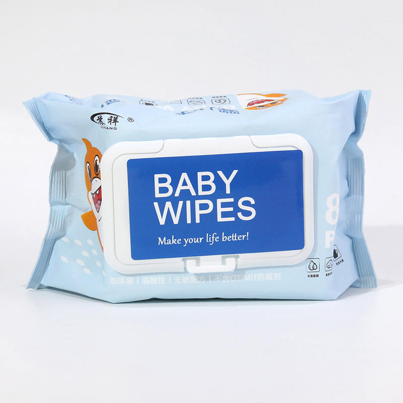 Water-based & alkohol-free baby wipes 10pcs 40pcs 80pcs opsyonal para sa mukha