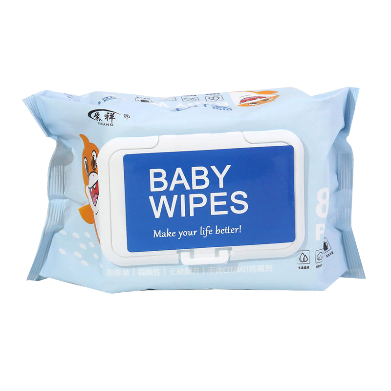 Water-based & alkohol-free baby wipes 10pcs 40pcs 80pcs opsyonal para sa mukha