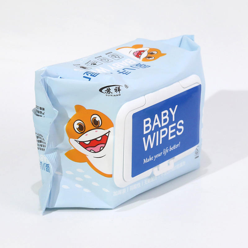 Water-based & alkohol-free baby wipes 10pcs 40pcs 80pcs opsyonal para sa mukha