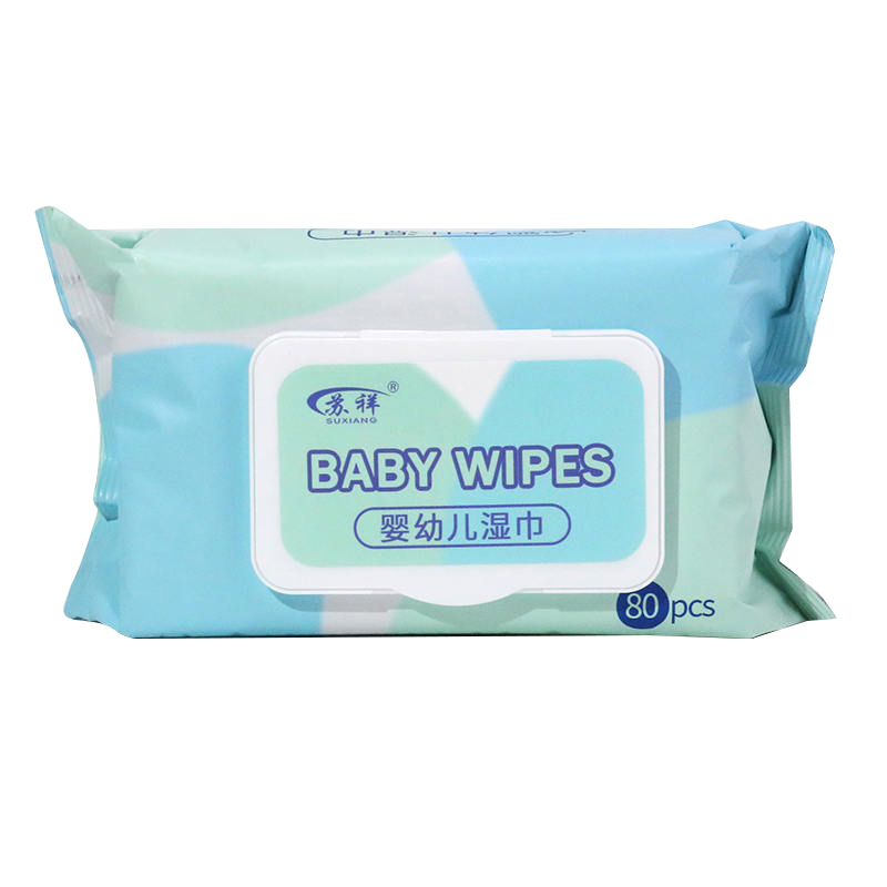 Biodegradable hypoallergenic baby wipe plastic-free & based based 